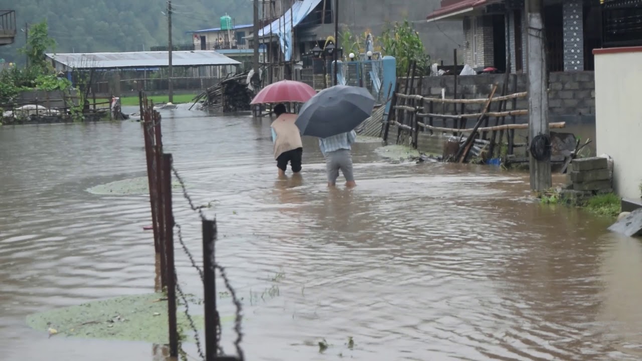 Flood in Pokhara-13 / chari laija samachar /