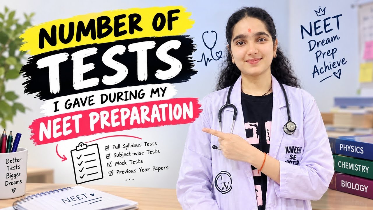 How Many Tests I Took During My NEET Preparation #neetpreparation #neettestseries #neetexam