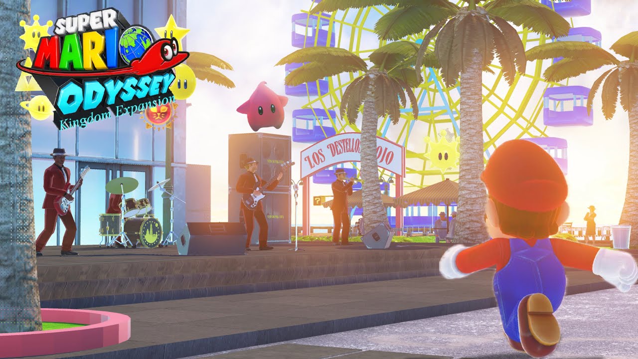 The NEW Boardwalk Kingdom in Mario Odyssey