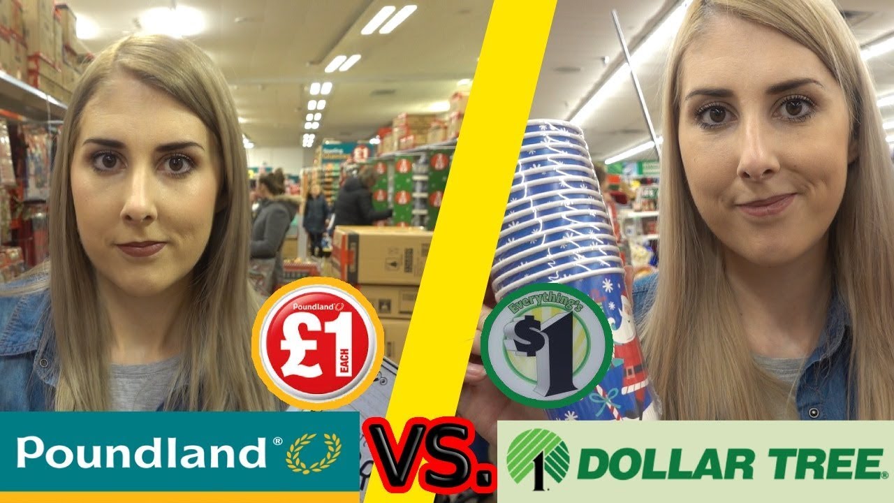 POUNDLAND VS DOLLAR TREE | BRITISH VS AMERICAN