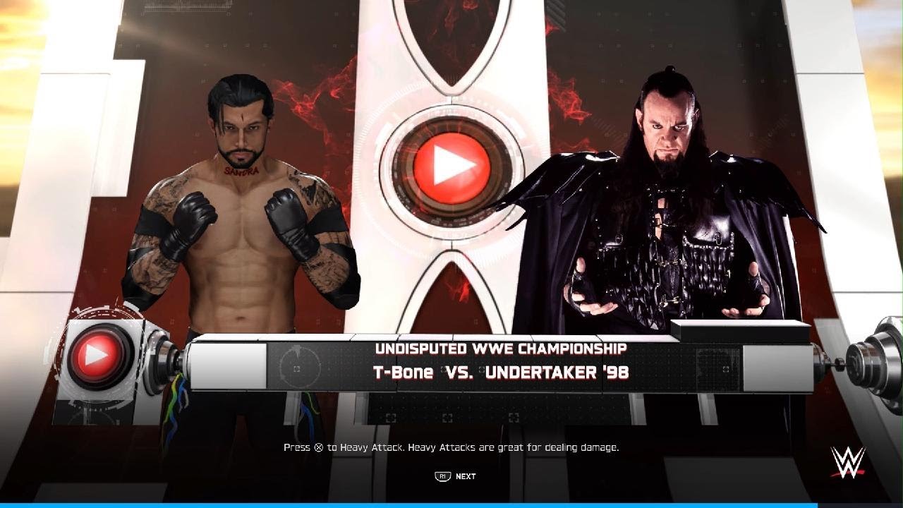 WWE 2K25_ T-Bone vs The Undertaker (Slider Test III)