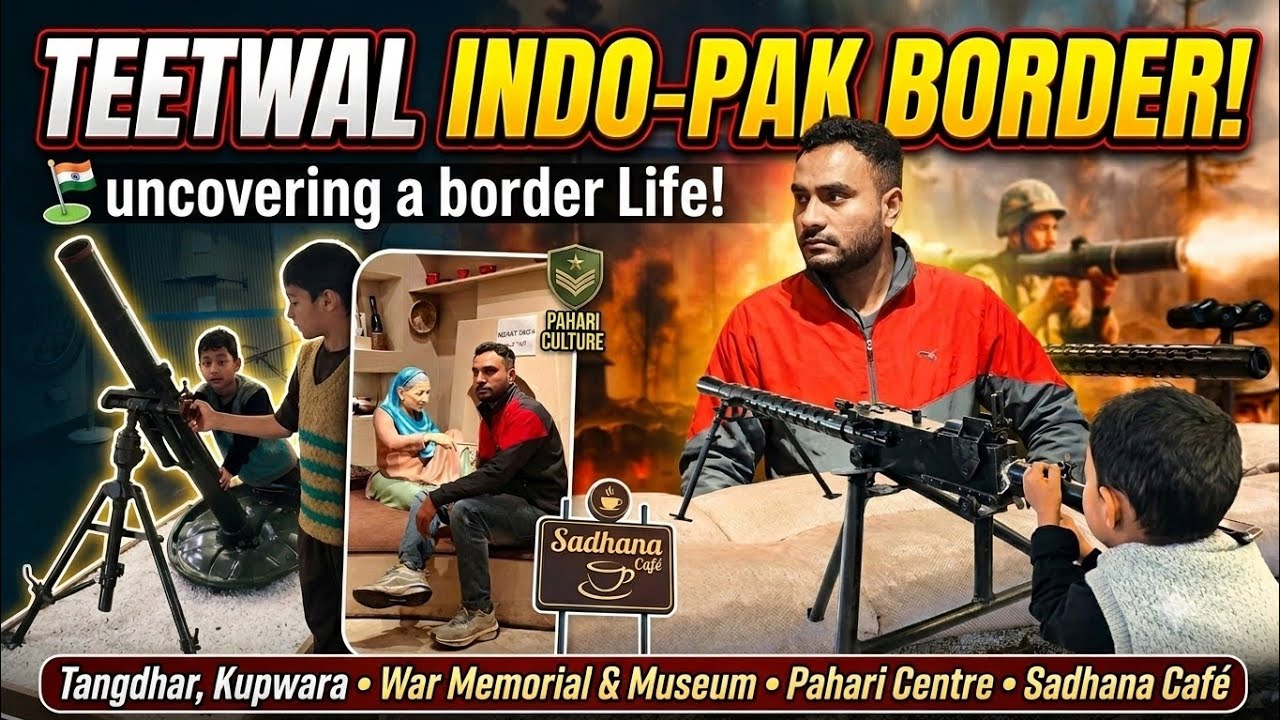Exploring Teetwal: War Memorial, Pahari Culture & Sadhana Caf&eacute; at the LoC Sadna Top. 👀