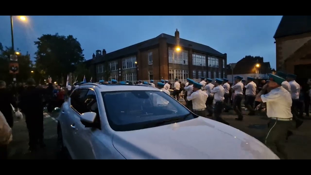 Pride of Lagan valley  at Somme memorial parade east Belfast 01/07/24