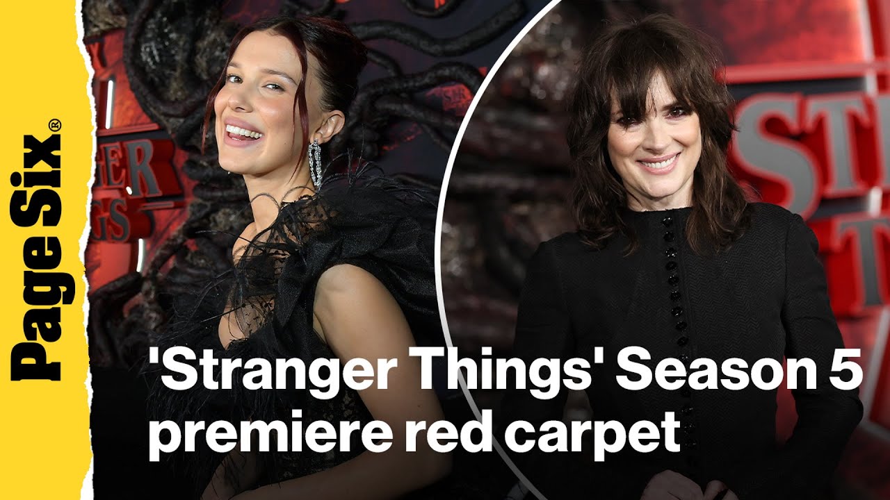 'Stranger Things' Season 5 premiere: Millie Bobby Brown, Winona Ryder, Sadie Sink and more