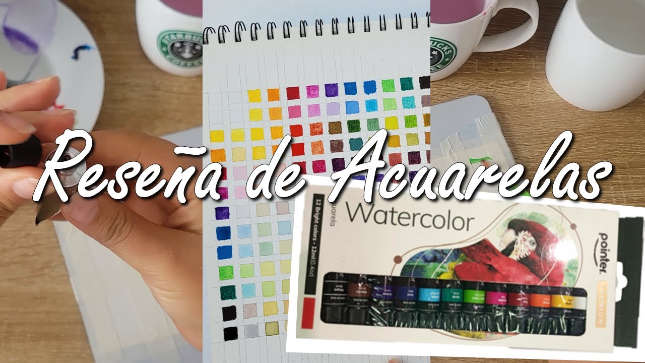 ACUARELAS POINTER premier en tubo - Reseña y primeras impresiones ✨