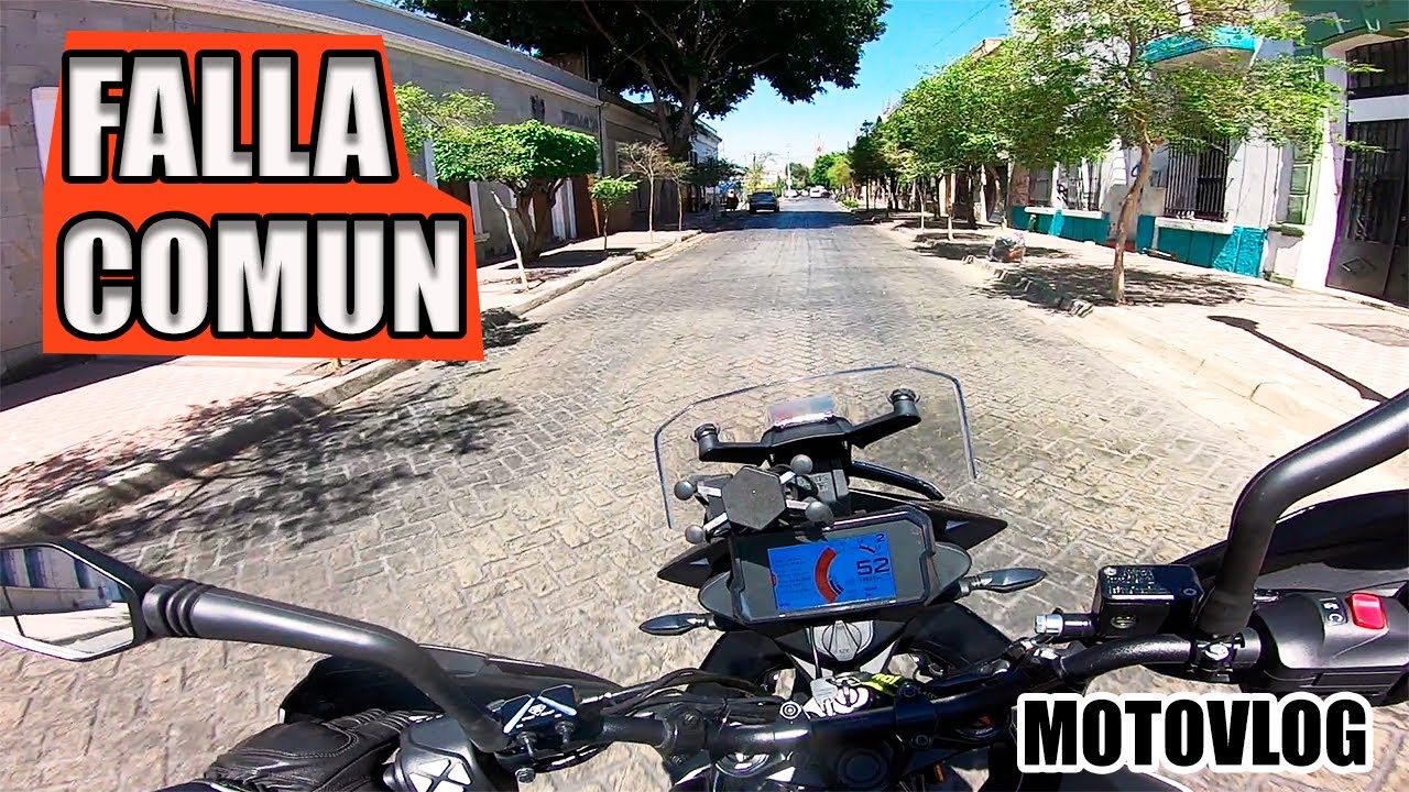 exponiendo una falla recurrente y com&uacute;n en este modelo KTM 390 ADVENTURE