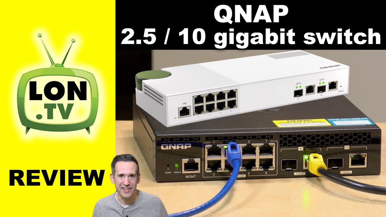QNAP Multigigabit Switch Review - Eight 2.5 gigabit & Two 10 gig Ports QSW-M2108-2C & QSW-M2108R-2C