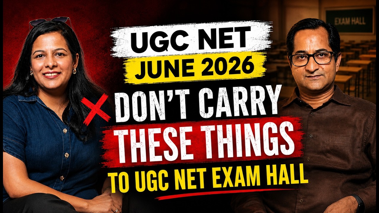 Don&rsquo;t Enter the Exam Hall Before Watching This | UGC NET June 2026: Exam Day Guide