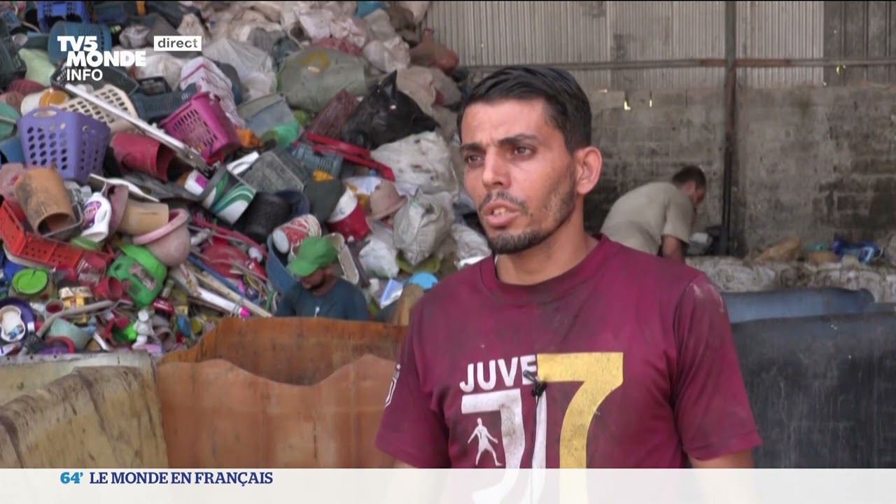Gaza : brûler du plastique pour en extraire du carburant