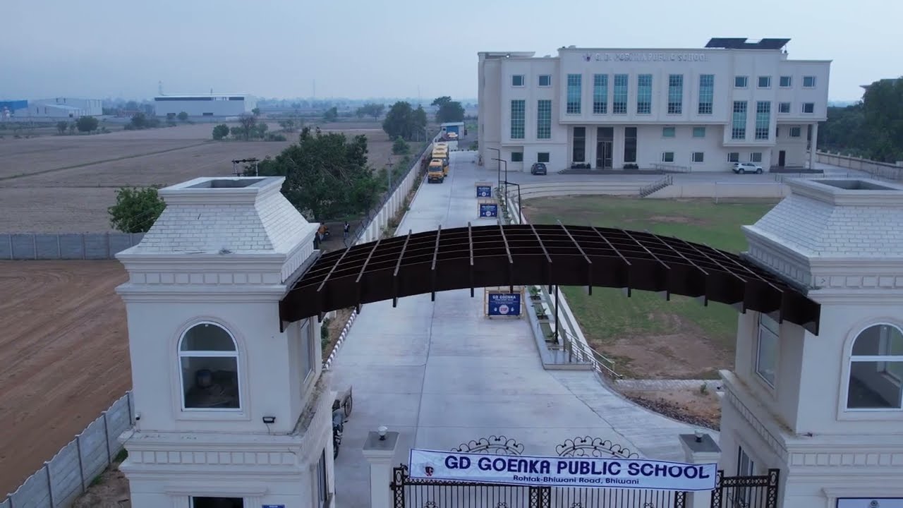 Gd Goenka Public School,Bhiwani (Drone View)