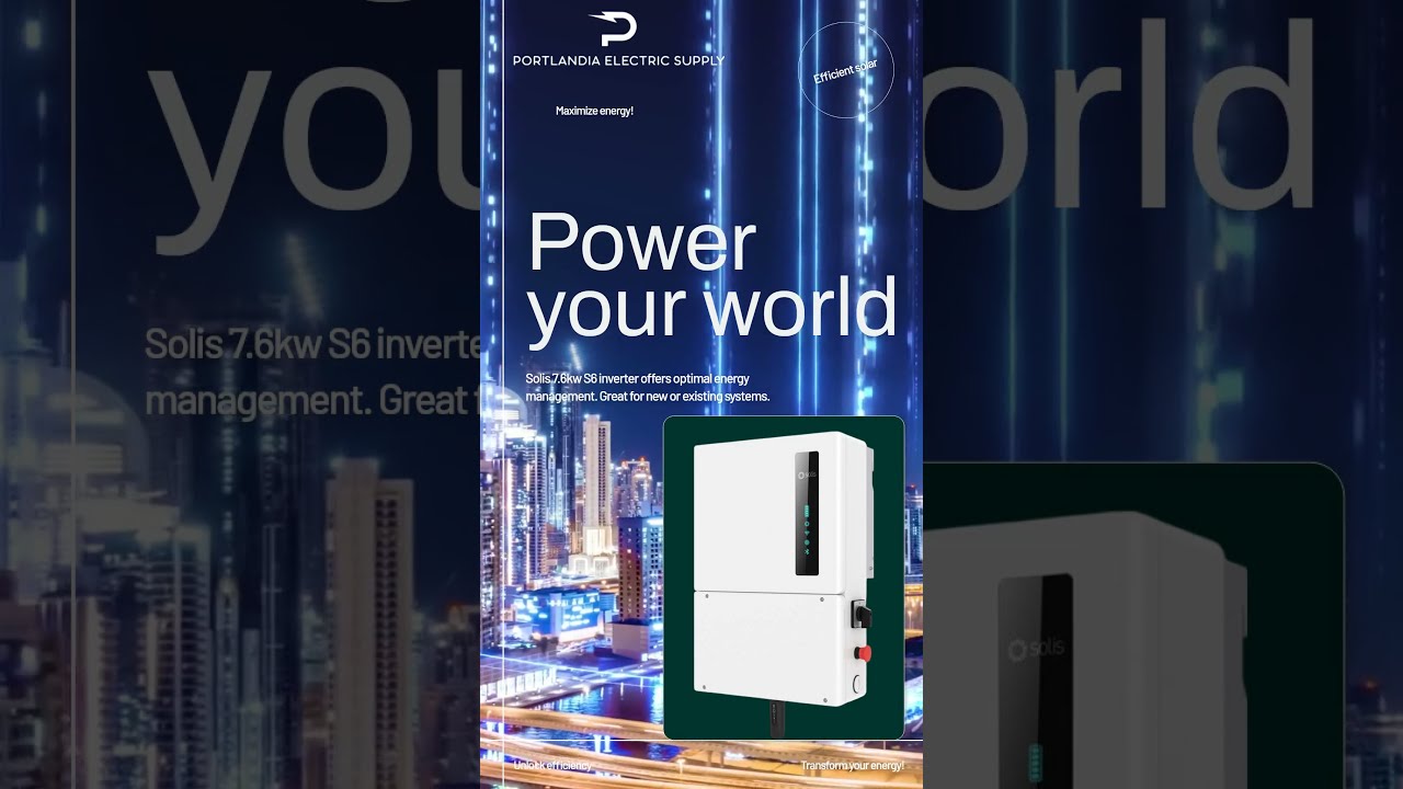 Solis Hybrid Inverter 7.6kw S6 Single Phase Threel MPPT. &ndash; S6-EH1P7.6K-H-US-APST
