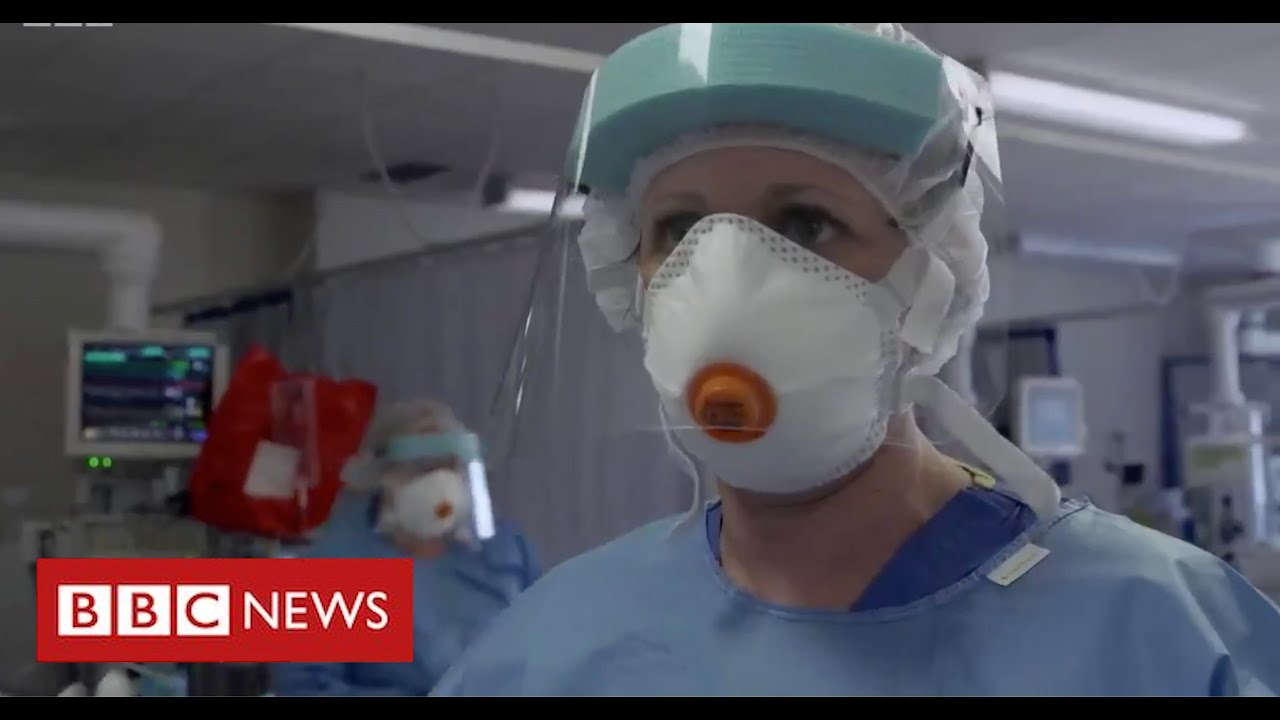 Coronavirus frontline: hospital staff "overwhelmed" by “onslaught of admissions” - BBC News