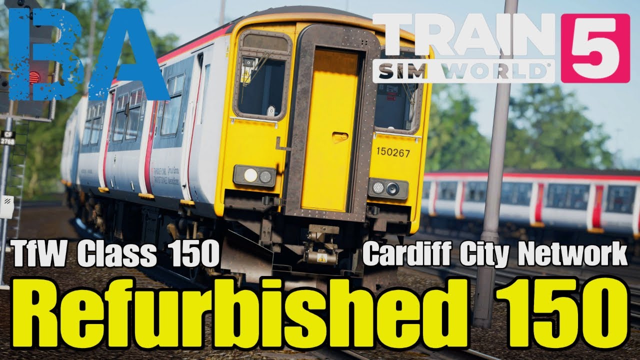 Radyr Rounder - Refurbished TfW Class 150 - NEW UK WELSH Route - Train Sim World 5
