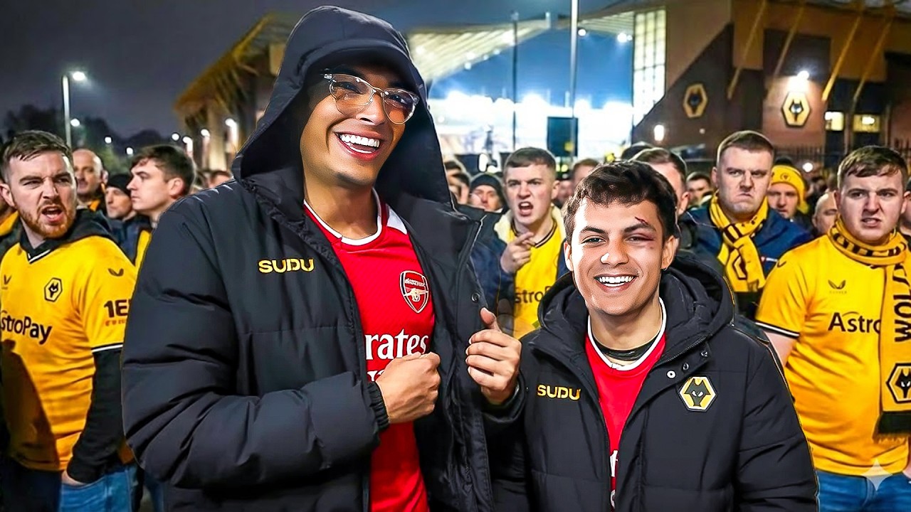 We Were The ONLY Arsenal Fans at Wolves Game..