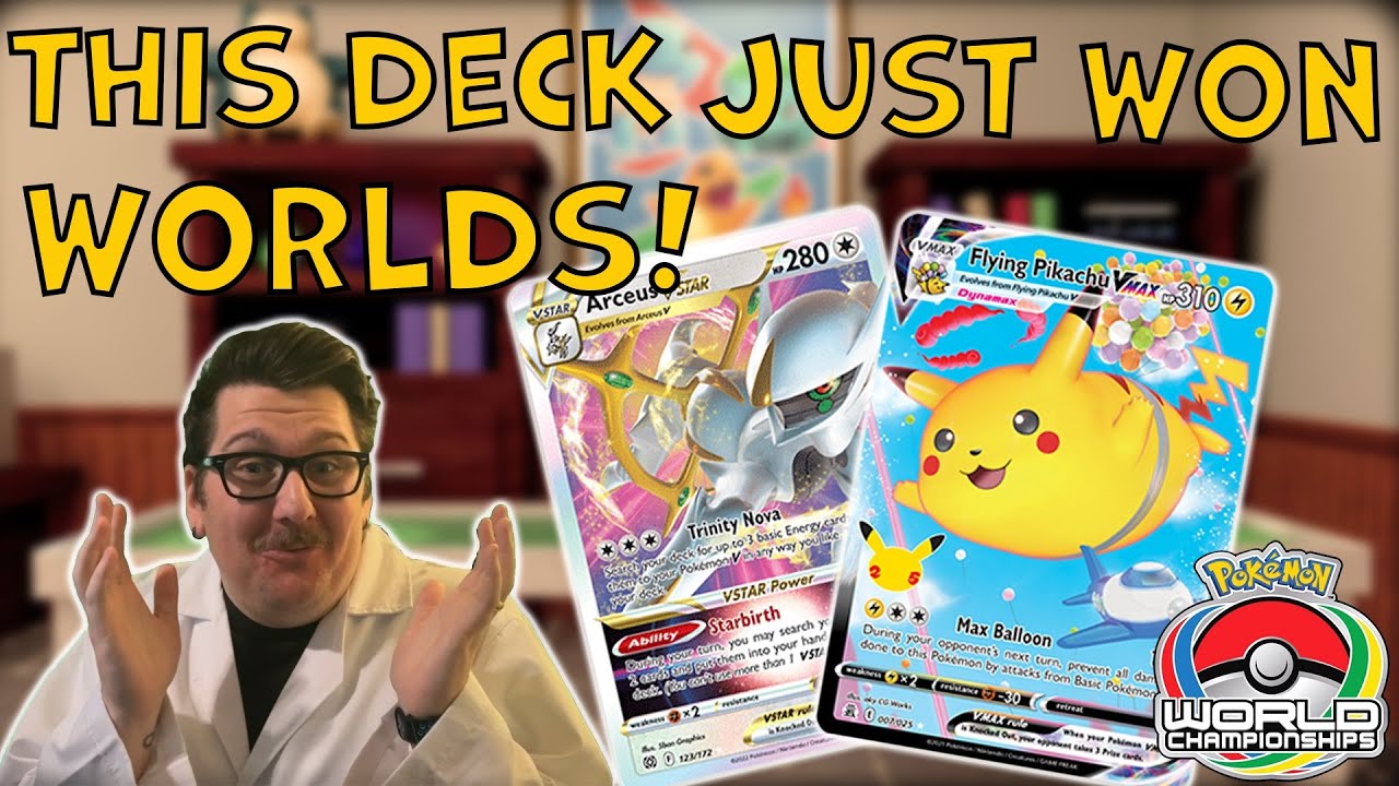 This Deck Just Won The World Championship - Arceus Flying Pikachu VMax Deck Breakdown - Pokemon TCGO