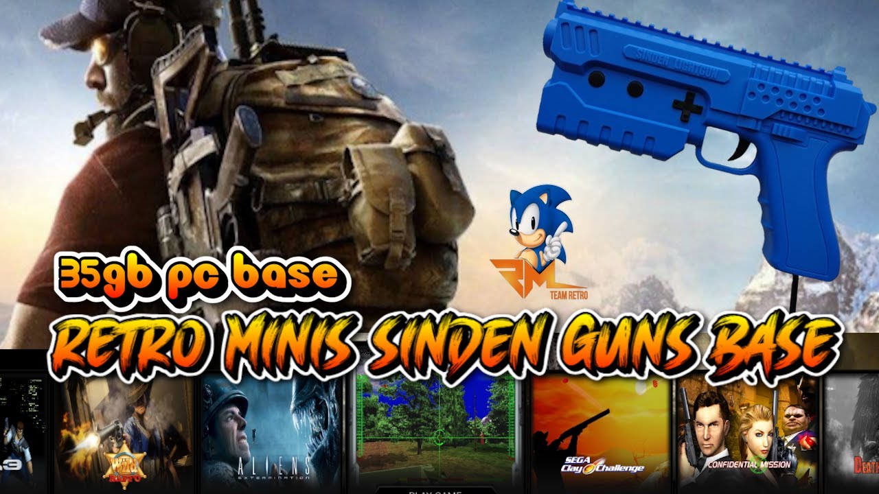 🔫 Retro Minis PC Light Gun Build Base Sinden Gun pre-set up - Fully loaded light gun front end ⭐⭐⭐⭐⭐