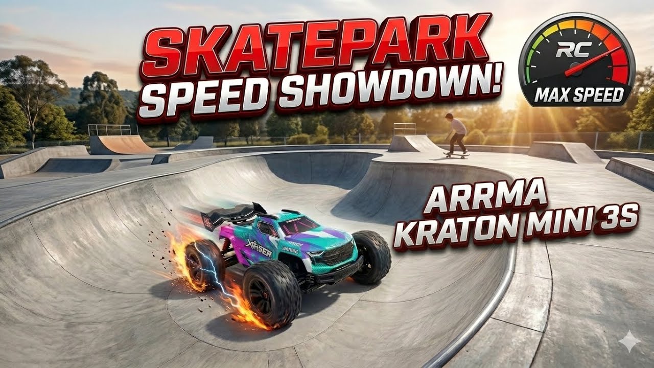 The best Mini RC Skatepark Basher? Arrma Mini Kraton