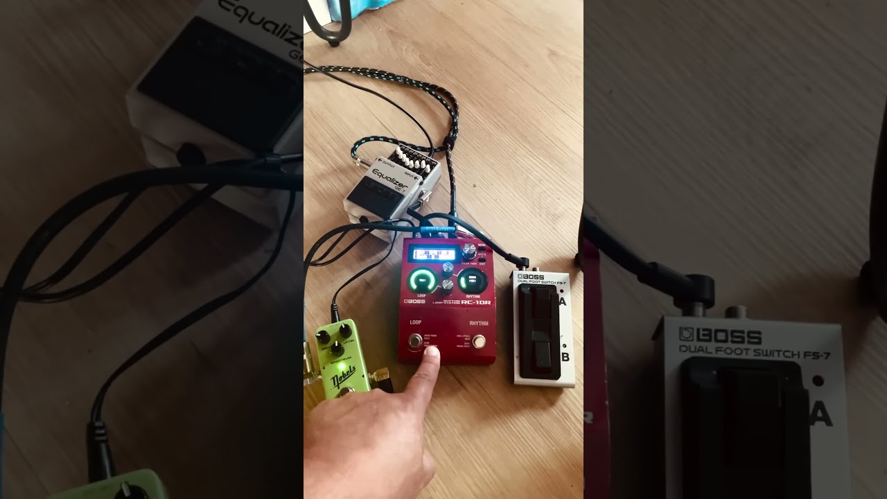 Boss Rc10R Drum EQ Hack Make your drums sound way better! #bosspedals #rc10r #stompbox