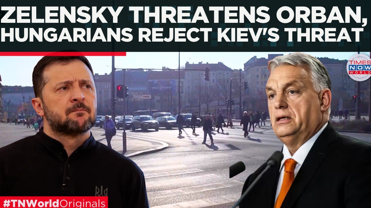 WATCH: 'Explicit Provocation': Hungary Blasts Ukraine Over 'Hole Flag' Stunt | Times Now World