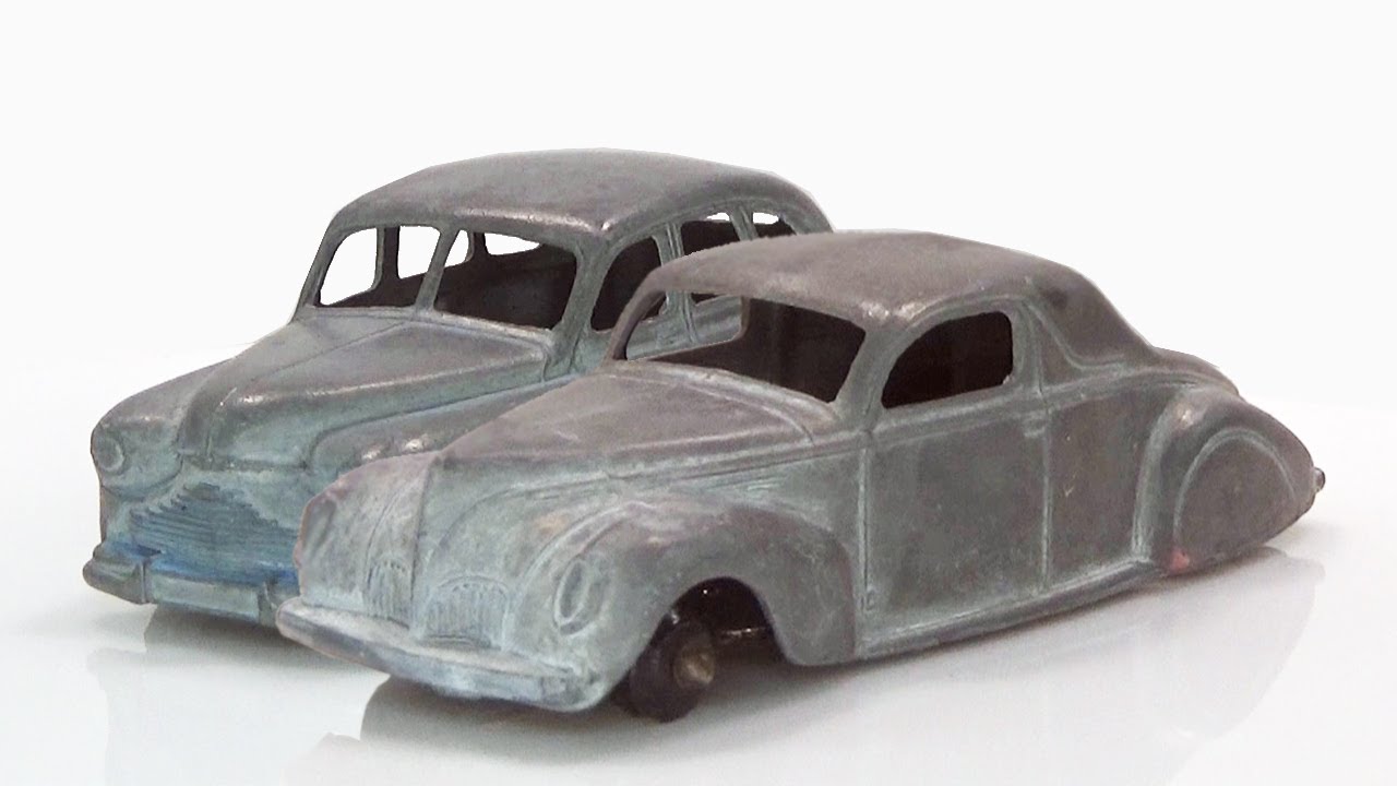 Индивидуальная реставрация моделей Dinky Zephir и Vanguard 1949 года выпуска.