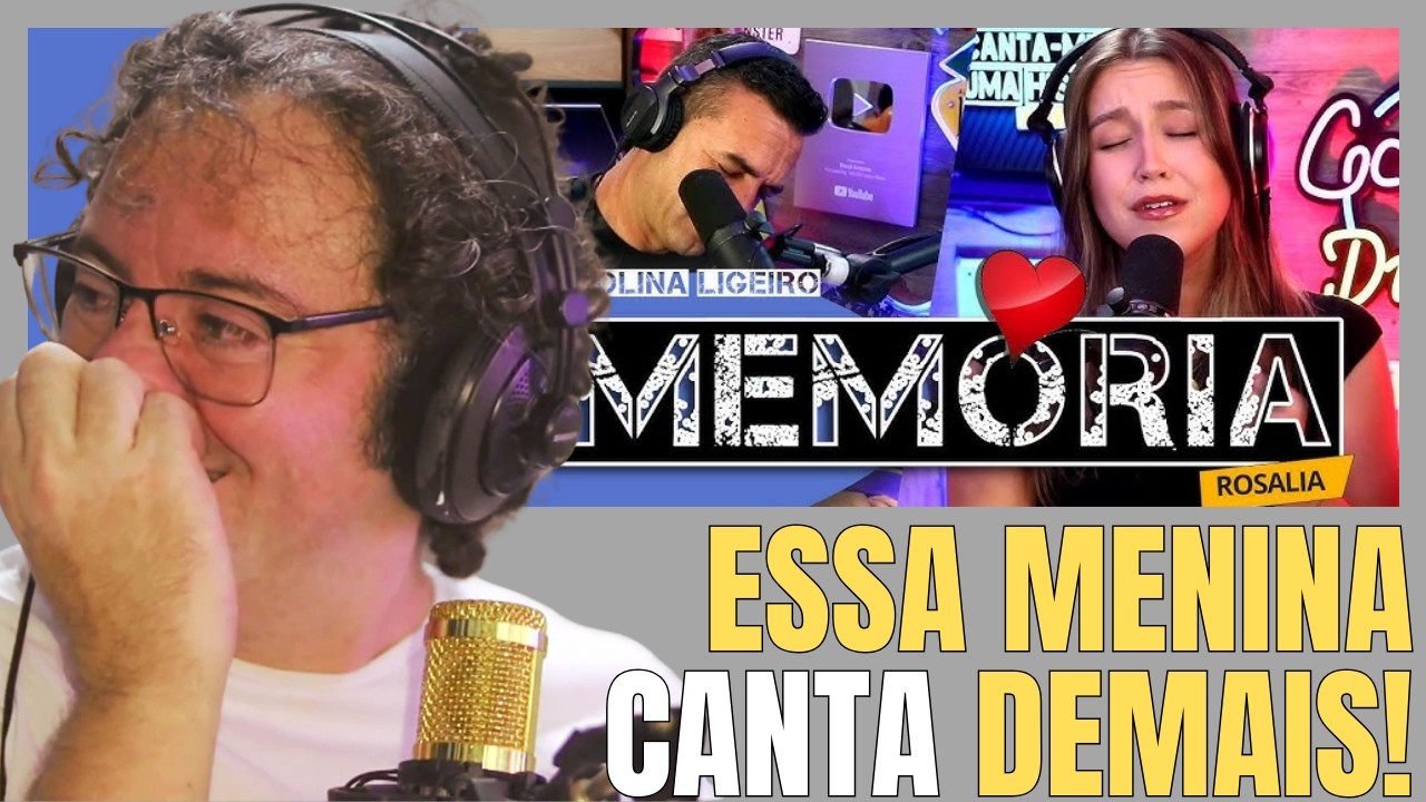 Músico brasileiro reage a MEMÓRIA com CAROLINA LIGEIRO e DAVID ANTUNES (Carminho e Rosalía)