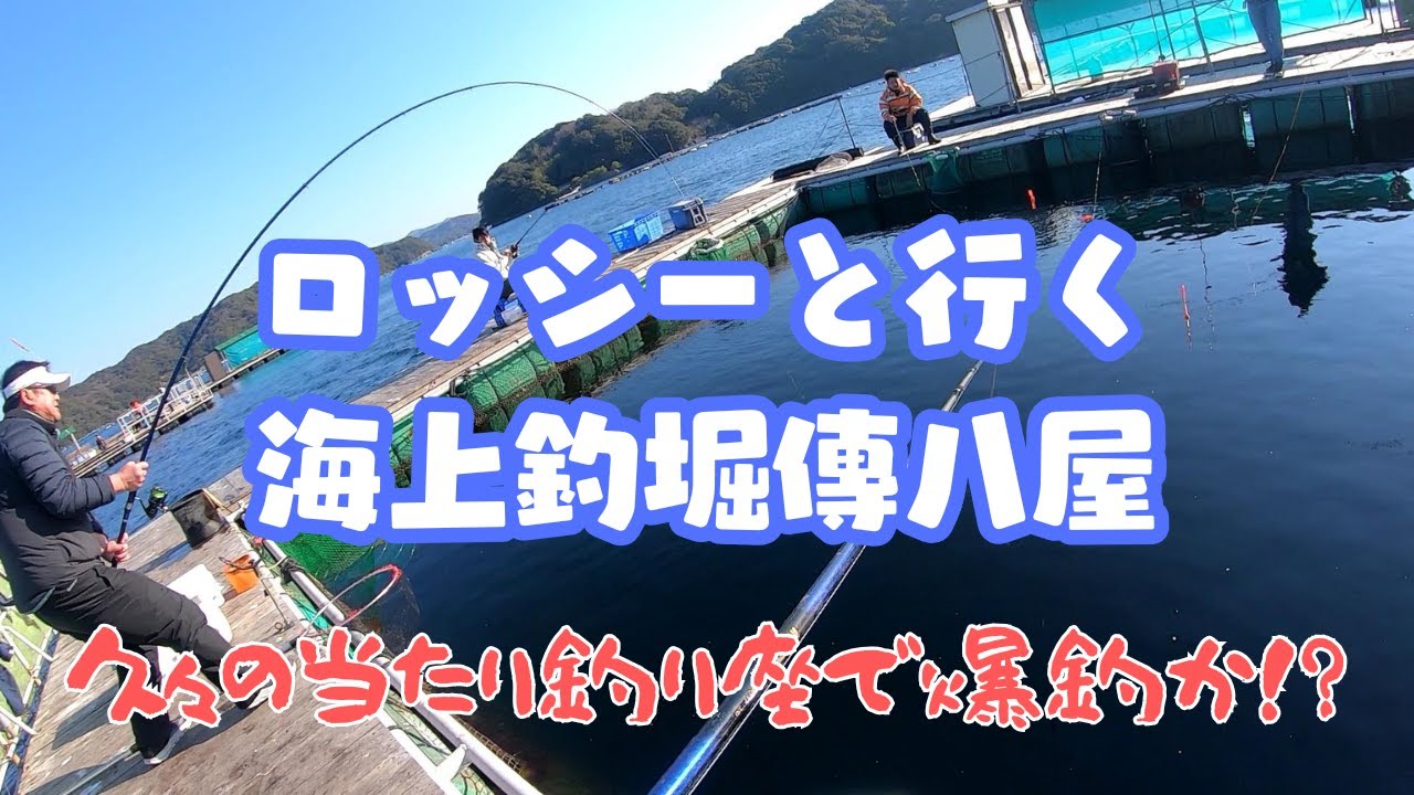 ロッシーと行く！海上釣堀傳八屋20251月22日乗り合い