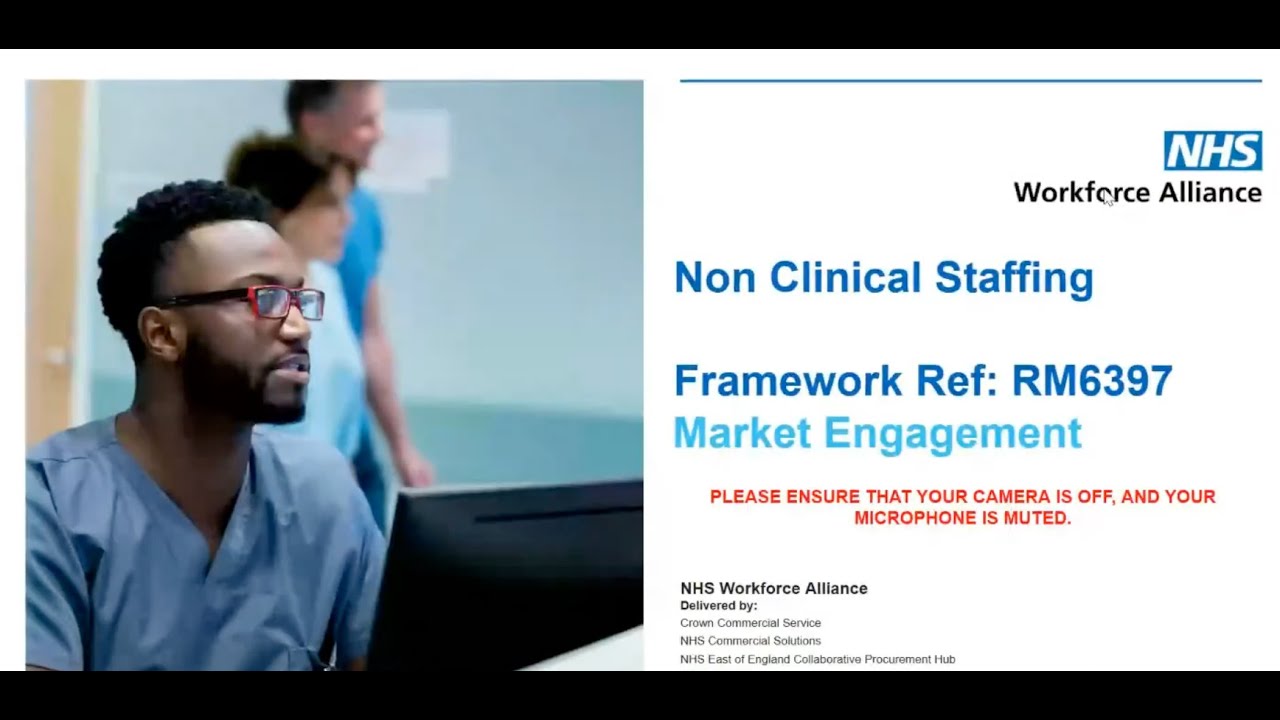 Supplier webinar: Preliminary Market Engagement