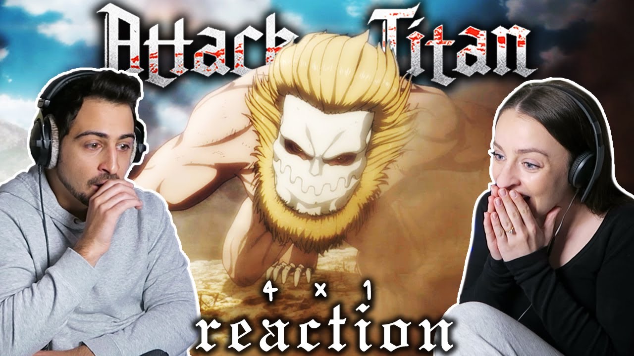Attack on Titan 4x1 REACTION! | 