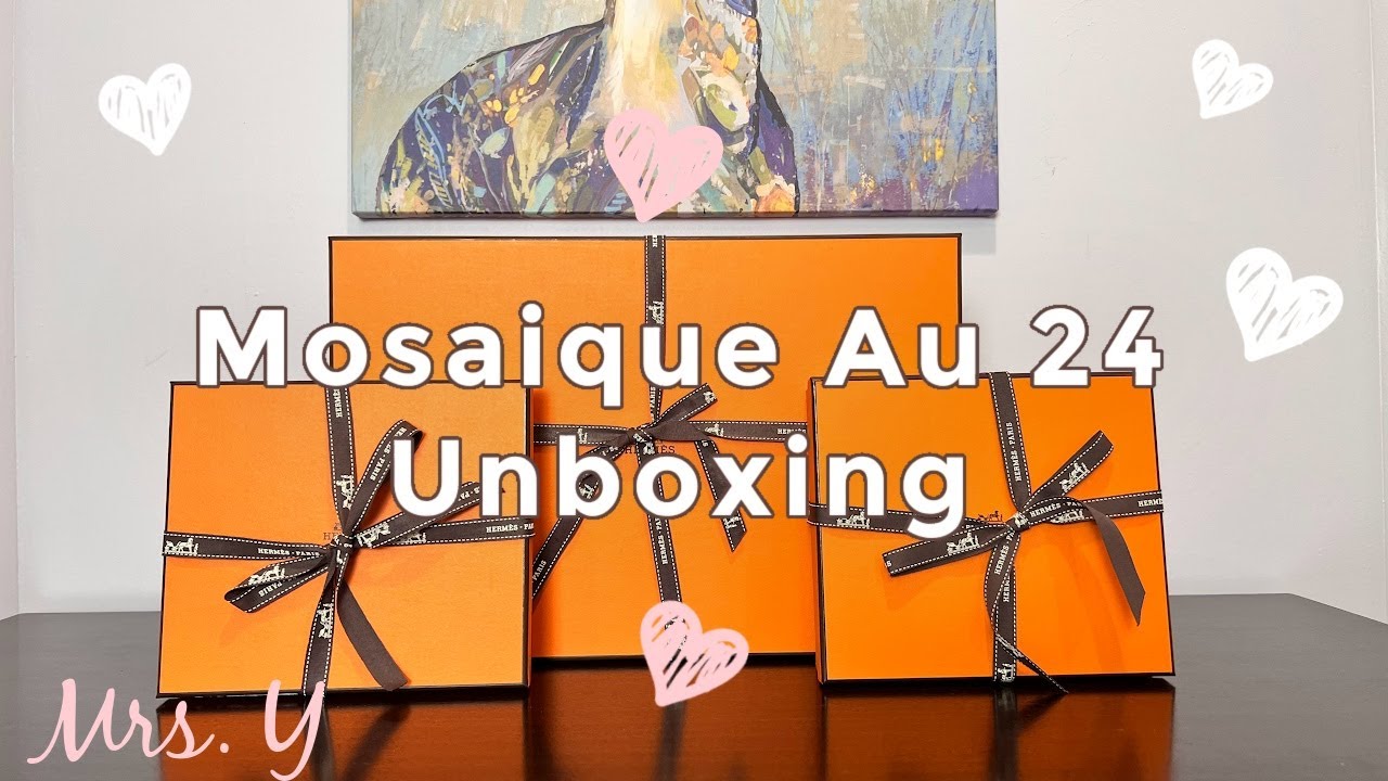 MOSAIQUE AU 24 TABLEWARE | HERMES UNBOXING | Updates about the Grand Opening | WHY AM I NOT GOING?