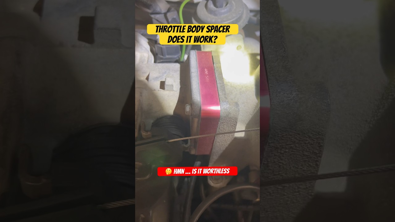 Aftermarket Throttle Body Spacer Does it work? #youtubeshorts #shorts #fastfurious