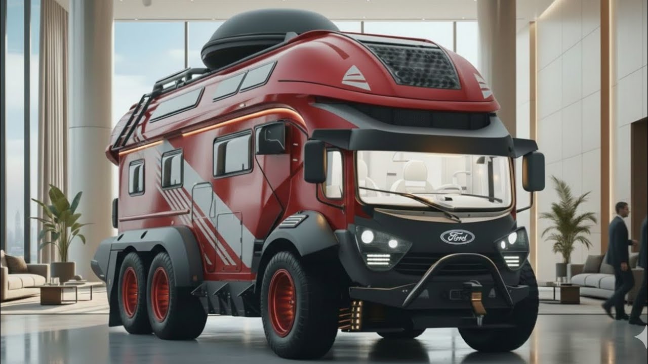 Самый прочный кемпер в мире! Бронированный Ford Sprinter 6x6 2026 года вас шокирует – идеальный д...