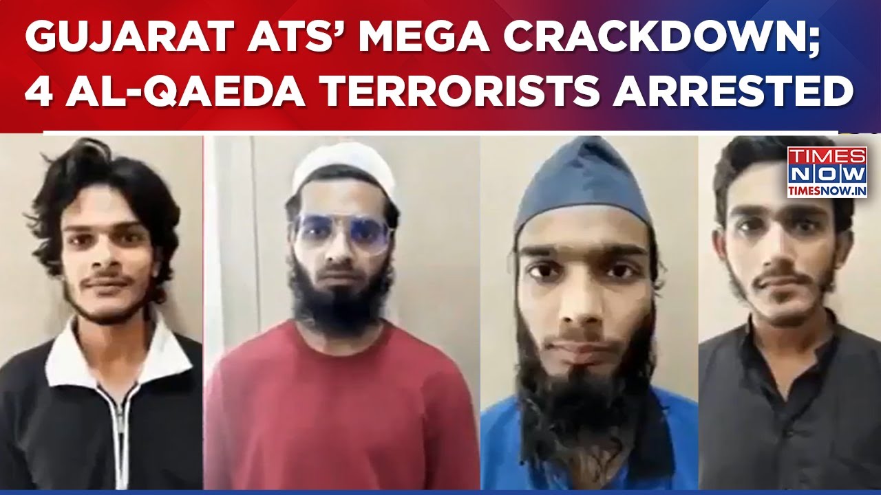 Gujarat ATS' Mega Crackdown On Terror | 4 Al-Qaeda Terrorists Nabbed From Delhi & Uttar Pradesh
