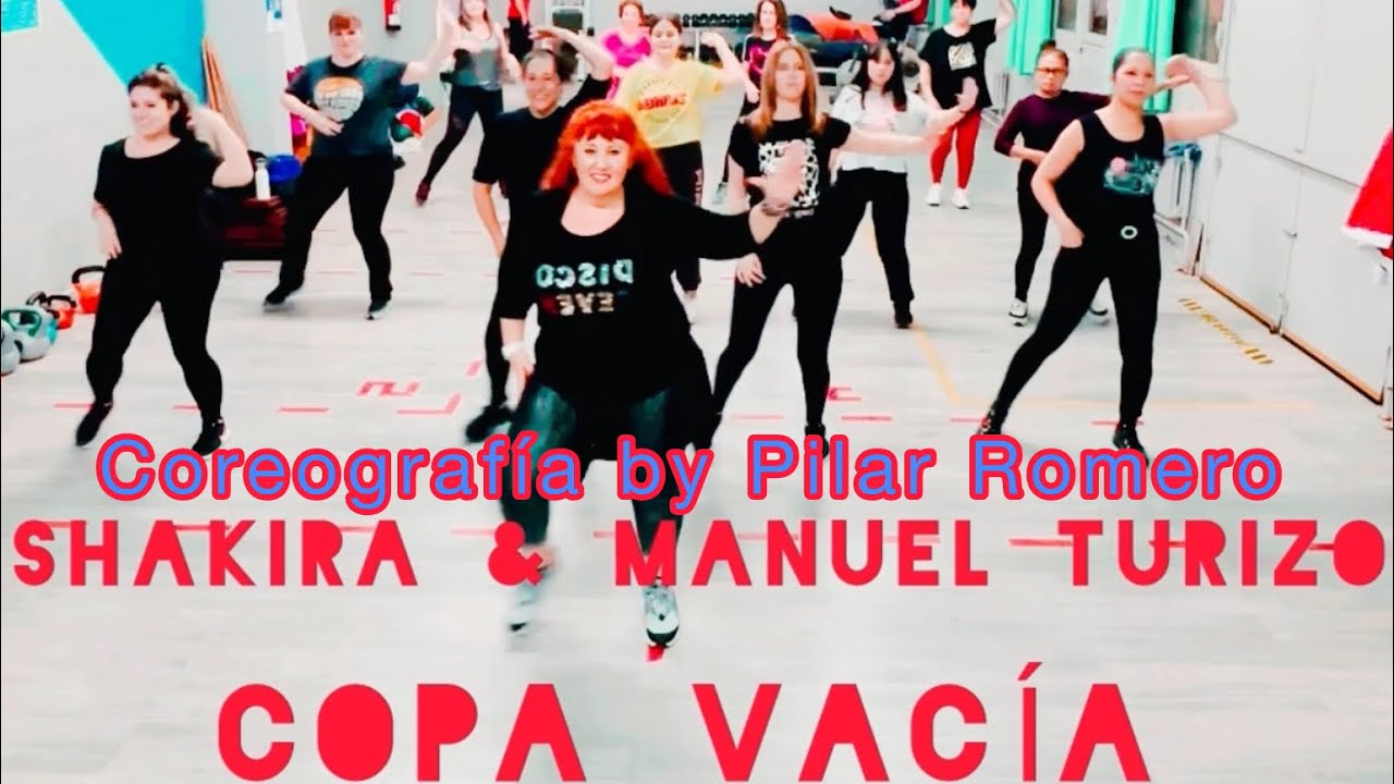 Shakira & Manuel Turizo ~ Copa Vacía~ coreografía Zumba by Pilar Romero~