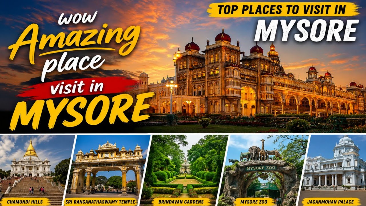 Exploring Mysore Top Places Visit #mysorekiranadventures #karnataka 