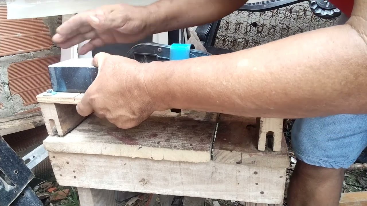 cómo hacer máquina para embobinar motor de lavadora y ventilador con piezas recicladas.