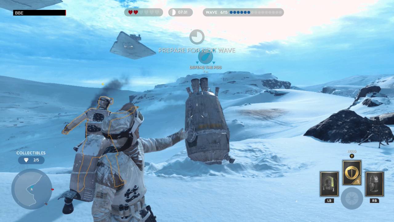 Star Wars Battlefront: Survival on Hoth (UNSTOPPABLE co-op)