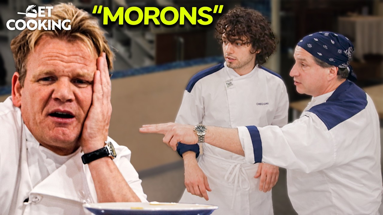 Gordon Ramsay EXPLODES Over Disastrous Tag Team Entrées | Hell's Kitchen USA