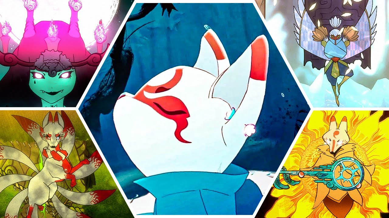 Bō: Path of the Teal Lotus — All Bosses (No Damage) & Ending