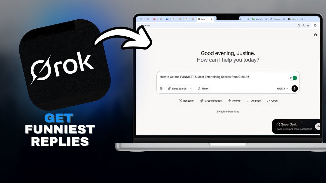 How to Get the FUNNIEST & Most Entertaining Replies from Grok AI in SECONDS!