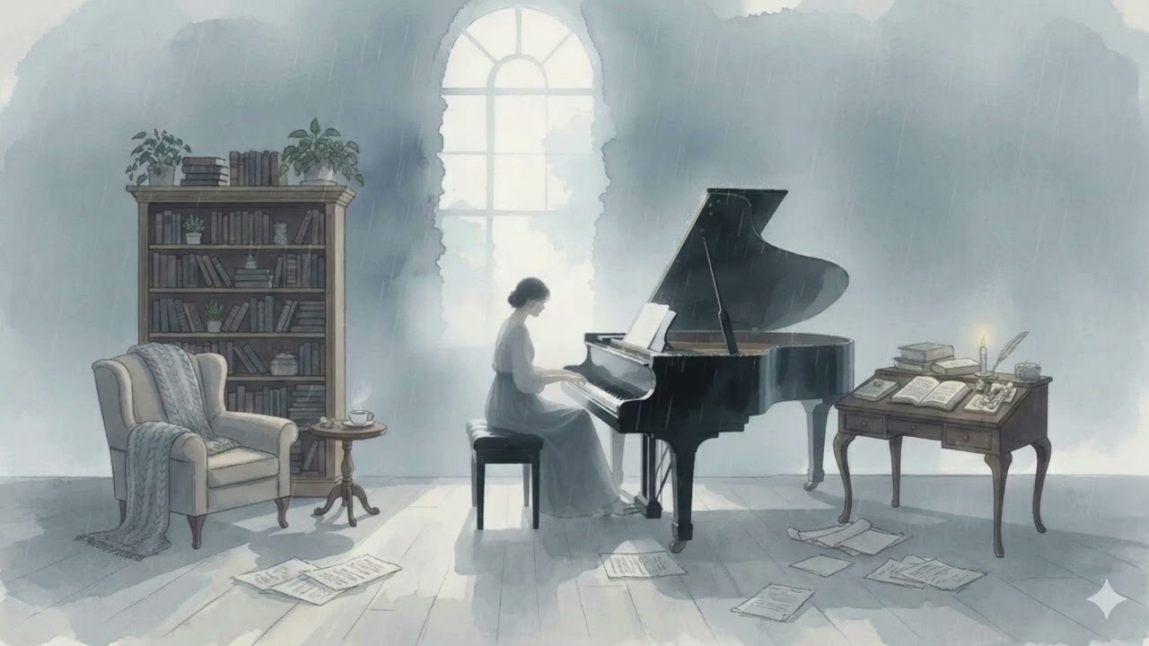 Keys in the Rain | Lo-Fi Piano to Study & Relax - Groove de Garagem (Official Audio/Video)