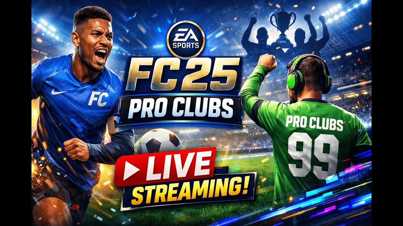 EA FC 25 PRO CLUBS LIVE 🔴⚽ | Road to Glory with the Squad 💪🔥