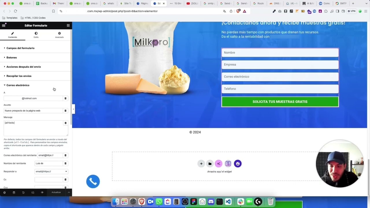 ✅ Como solucionar el error al enviar el formulario con Elementor