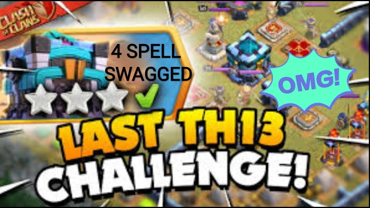 How to 3 Star the Last Town Hall 13 Challenge easily  (Clash of Clans) | new challenge