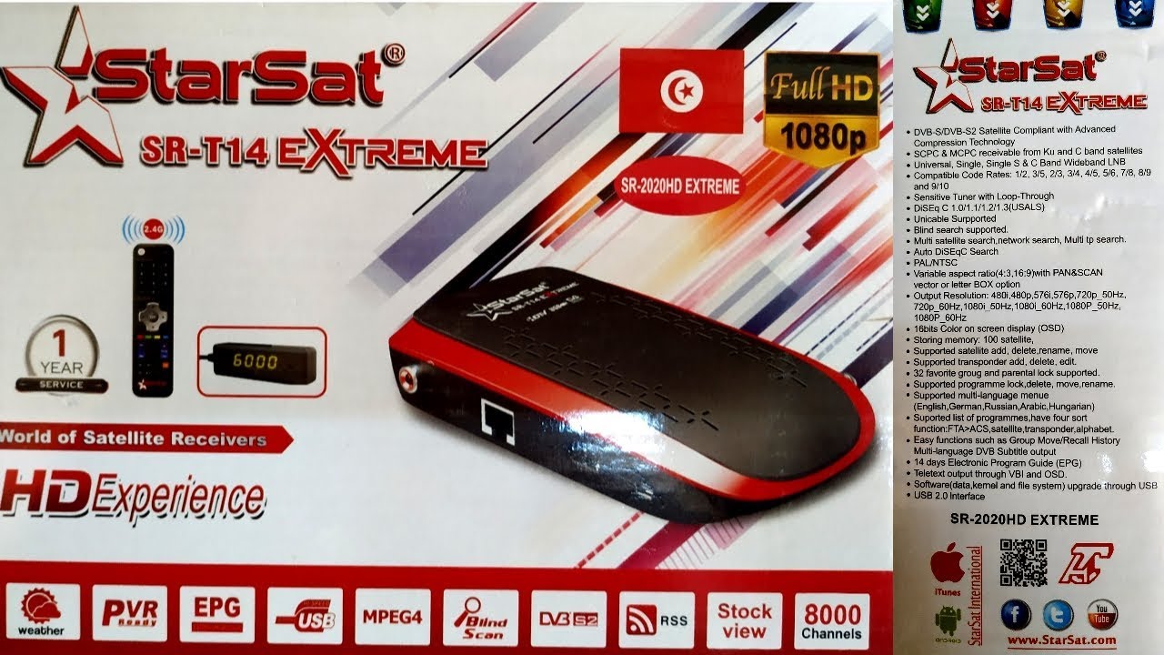 Starsat SR-T14 EXTREME unboxing & review Urdu