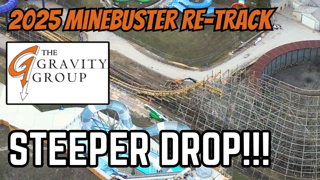 2025 Gravity Group Minebuster Re-track | STEEPER DROP | Canada’s Wonderland | Thrill Warrior
