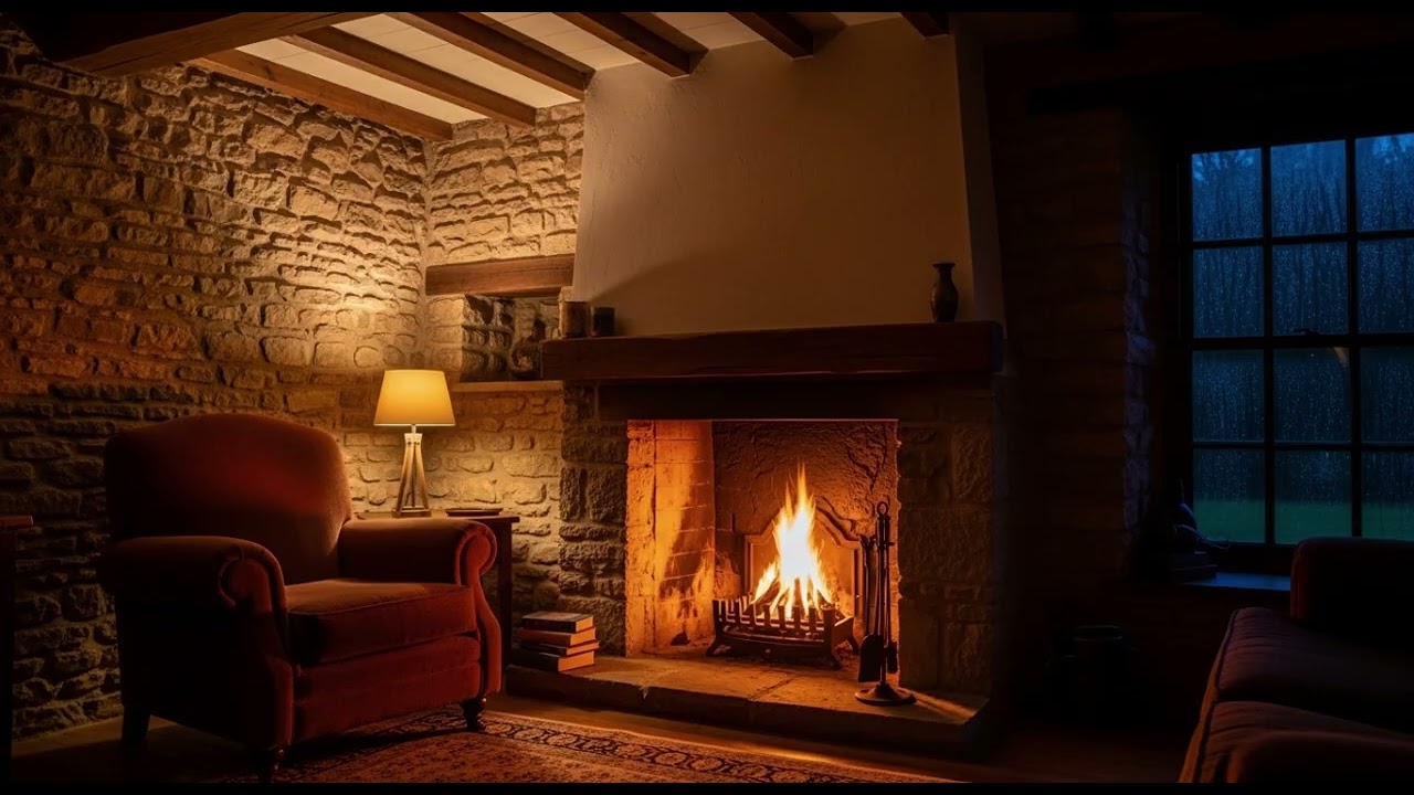 A Rainy Night in the Old Cottage — A Sleep Story for Tired Minds
