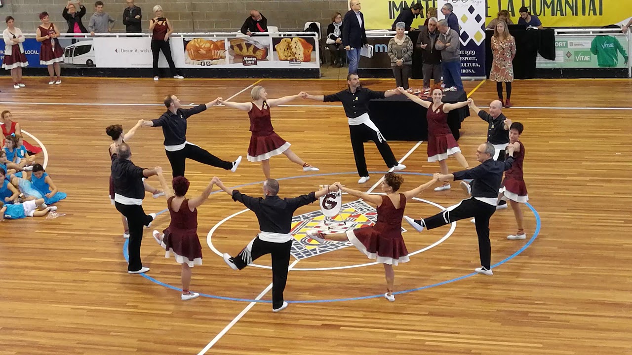 Colla Aires Gironins, campiona de Catalunya de Punts Lliures. Girona 2019