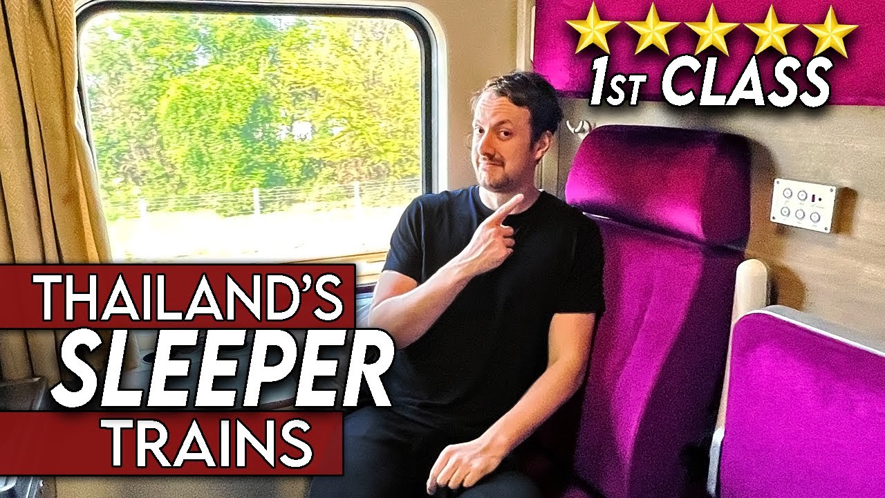 Thailand’s NEW Overnight Sleeper Train | 1st CLASS Private Cabin