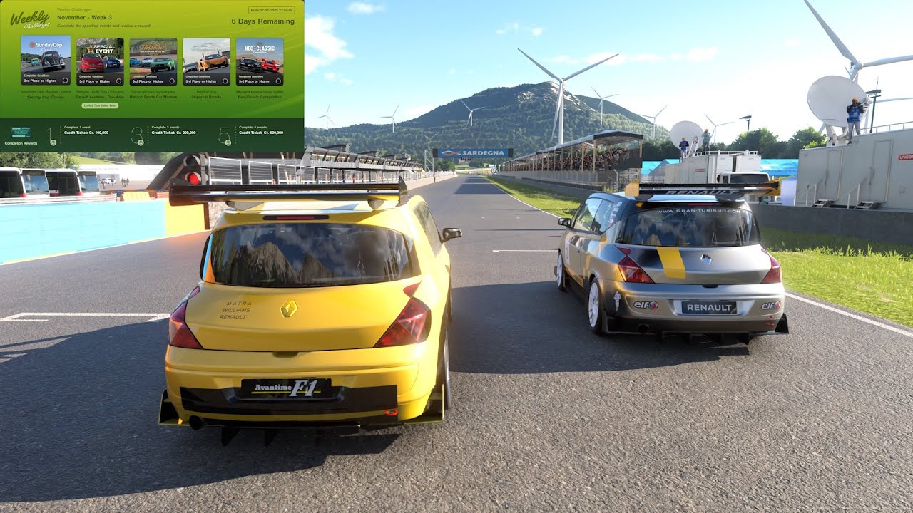 Gran Turismo 7 | Weekly Challenge | November - Week 3 | Special Event | Renault Avantime - One-Make
