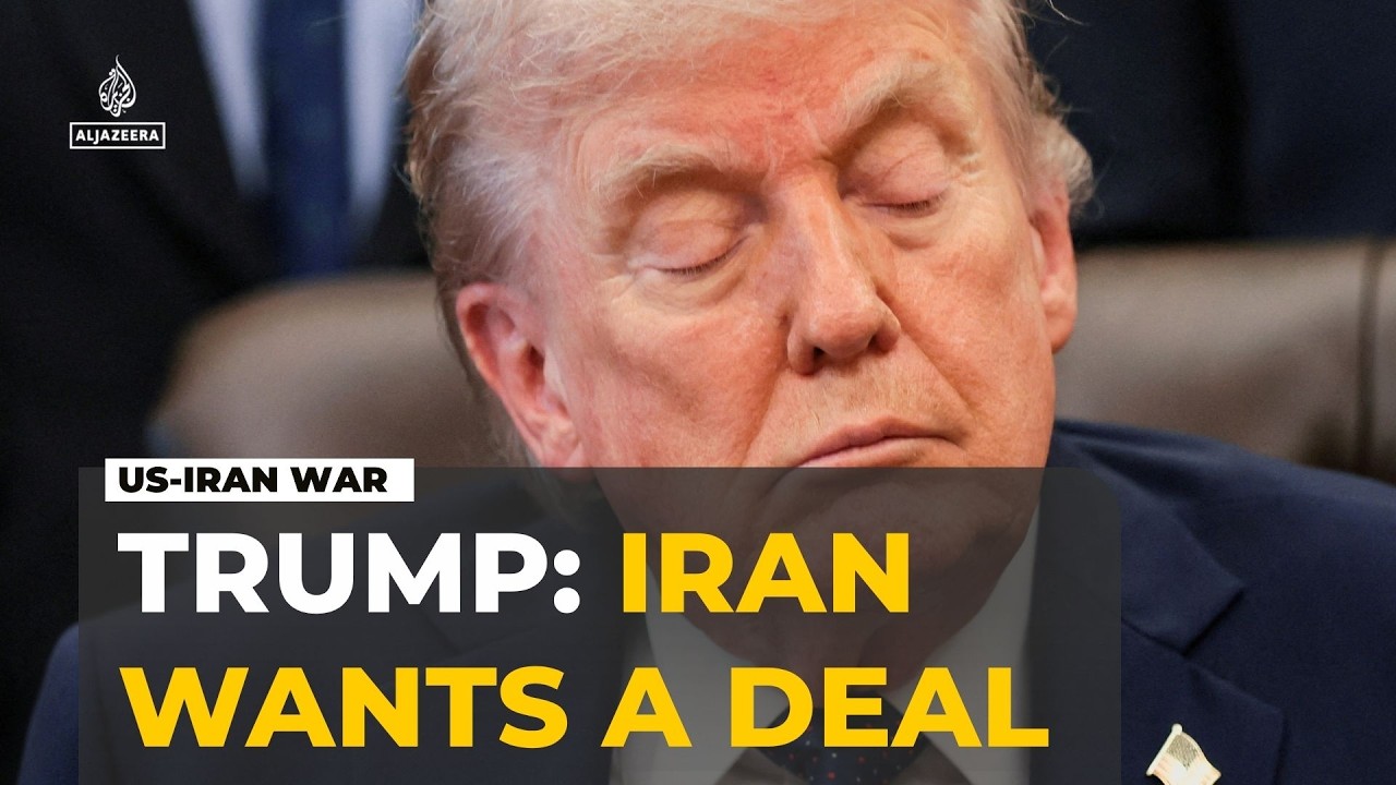 Trump says US and Iran holding talks despite continued strikes